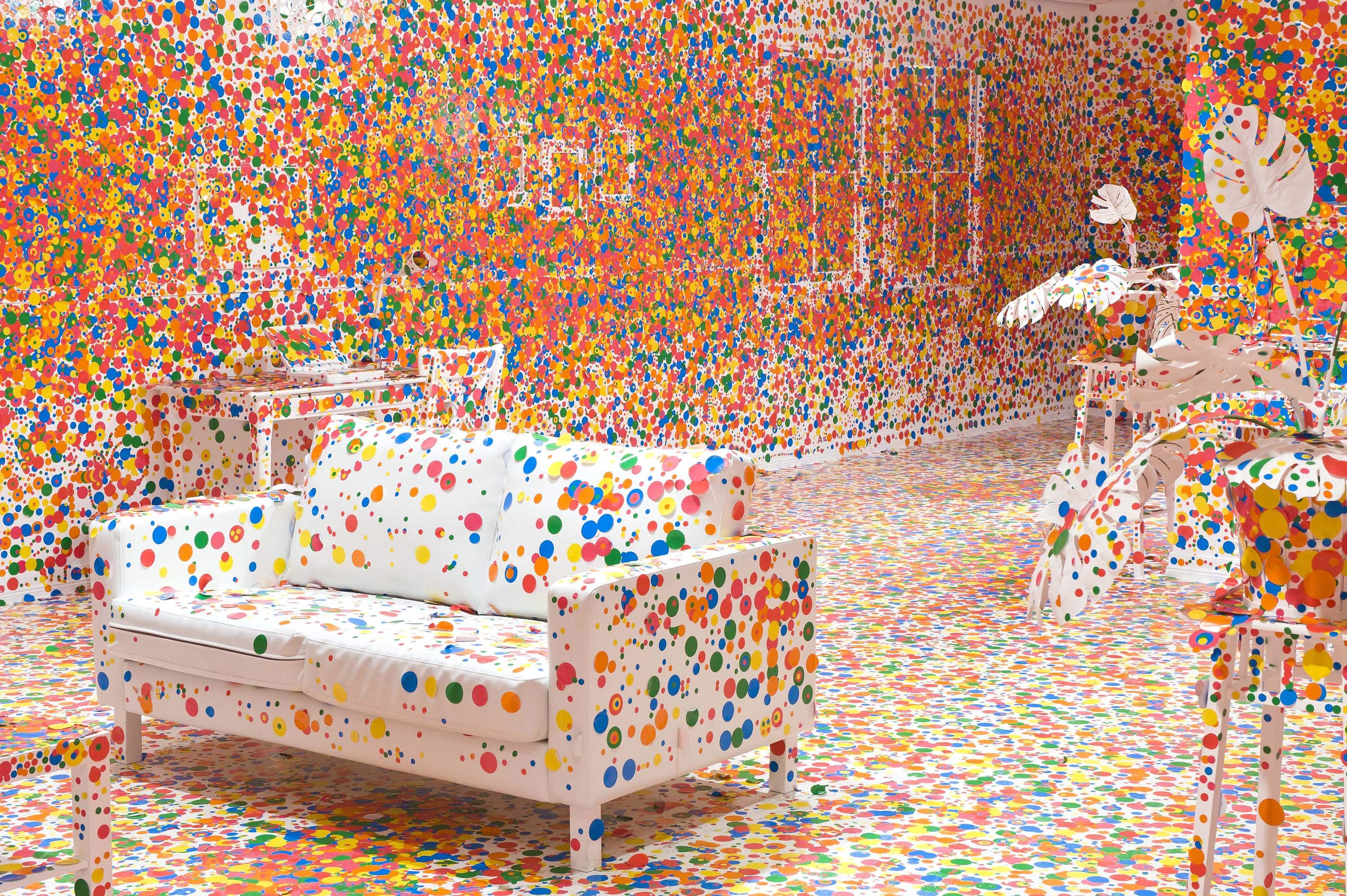 Yayoi Kusama's Self-Obliteration/Psychedelic World Exhibition